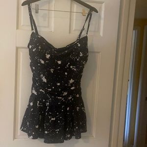 Newport News black & White swim dress wore one time